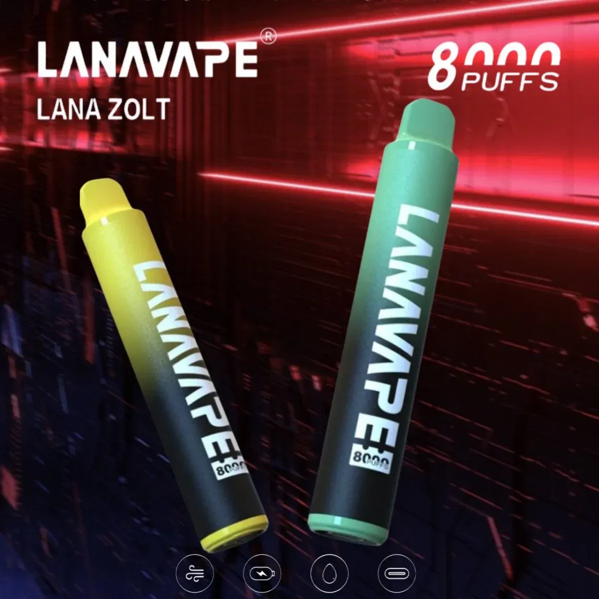 LANA一次性8000口拋棄式電子煙 LANA一次性8000口拋棄式電子煙
